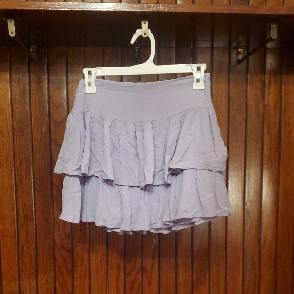 ❤️ 3 For $18 FOREVER 21 Purple Tiered Mini Skirt